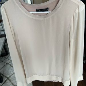Zara chiffon shirt